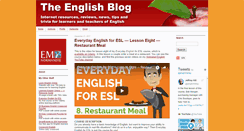 Desktop Screenshot of englishblog.com